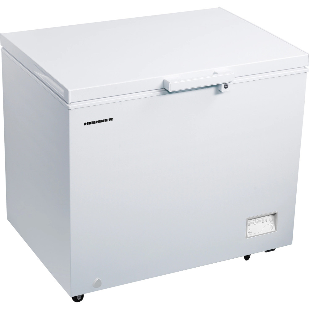  Lada frigorifica Heinner HCF-251NHF+, 251 l, Control electronic, Iluminare LED, Waterproof Display, Alb, Clasa F 