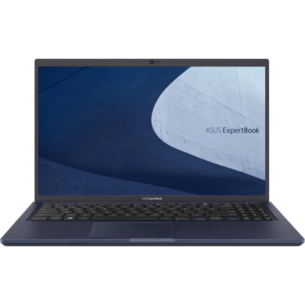  Laptop ASUS ExpertBook B1500CEAE, 15.6 inch, Full HD, Intel Core i7-1165G7, 16GB, 512GB SSD, Intel Iris Xe Graphics, Free DOS, Star Black 