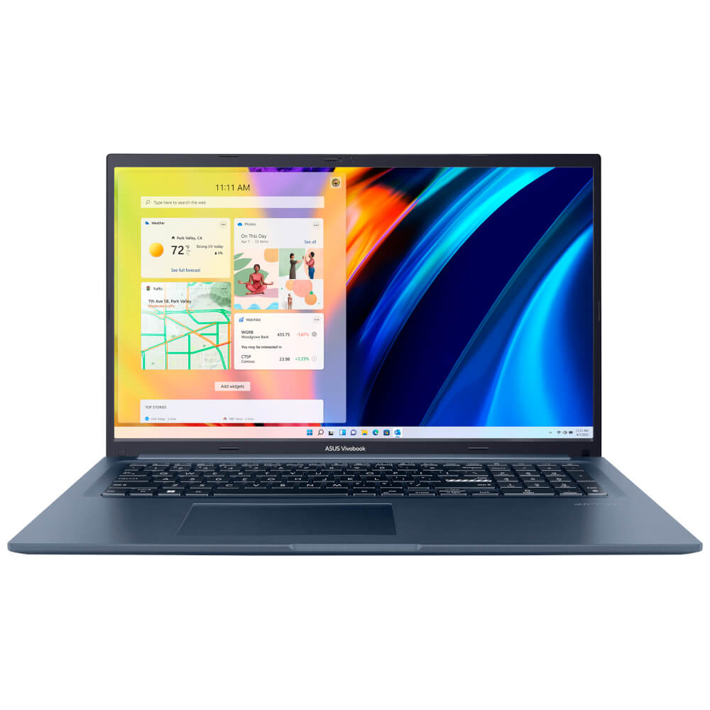  Laptop Asus VivoBook M1702QA-AU027W, 17.3", Full HD, AMD Ryzen 7 5800H, 16GB RAM, 1TB SSD, AMD Radeon Graphics, Windows 11 Home, Quiet Blue 