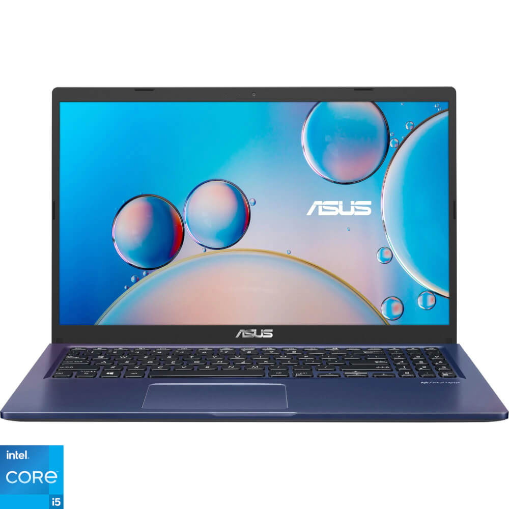  Laptop Asus X515EA-BQ851, 15.6", Full HD, Intel Core i5-1135G7, 8GB RAM, 512GB SSD, Intel Iris Xe Graphics, No OS, Peacock Blue 
