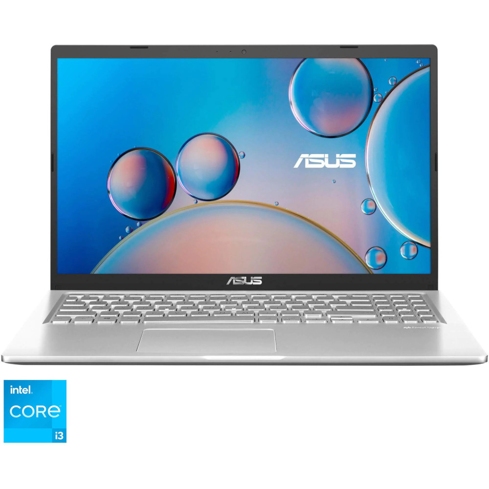 Laptop ASUS X515EA-BQ950, Intel Core i3-1115G4, 15.6?, Full HD, 8GB, 256GB SSD, Intel UHD Graphics, No OS, Argintiu
