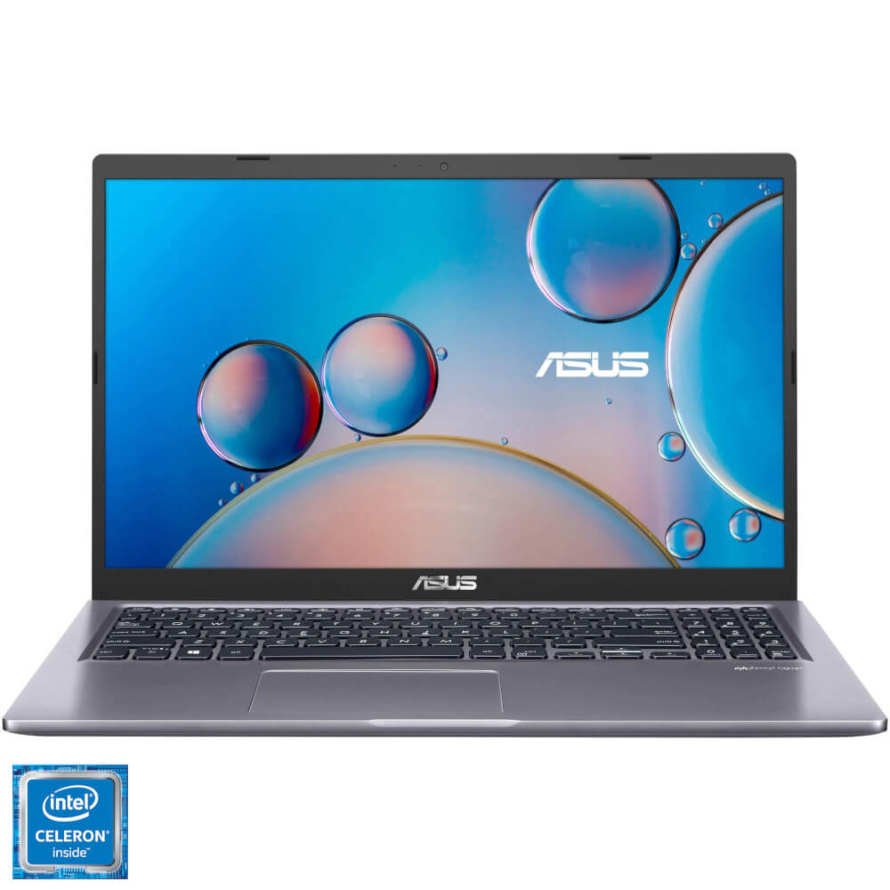  Laptop Asus X515KA-EJ142, 15.6", Full HD, Intel Celeron N4500, 8GB RAM, 256GB SSD, Intel UHD Graphics, No OS, Slate Grey 