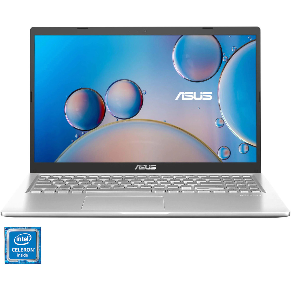  Laptop ASUS X515MA, Intel Celeron N4020, 15.6", Full HD, 4GB, 256GB SSD, Intel UHD Graphics 600, No OS, Argintiu 
