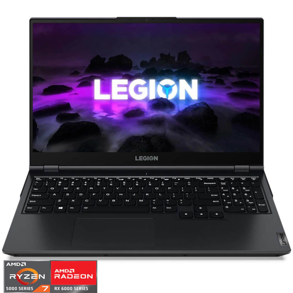  Laptop Gaming Lenovo Legion 5 15ACH6A, 15.6", Full HD, AMD Ryzen 7 5800H, 16GB RAM, 1TB SSD, AMD Radeon RX 6600M, No OS, Phantom Blue 