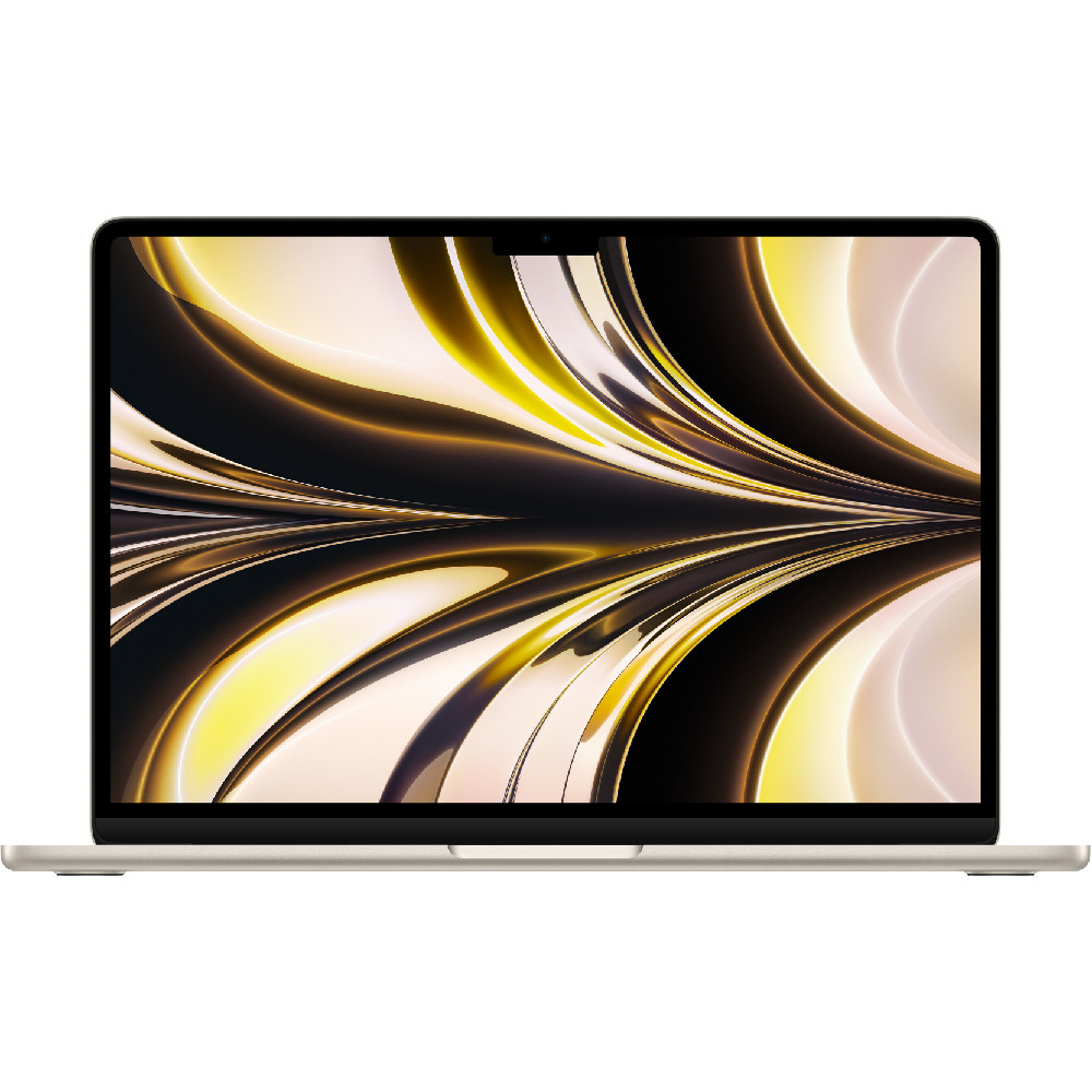 Laptop Apple MacBook Air 13.6? Retina, Apple M2, 8GB, SSD 256GB, Apple M2 GPU, macOS Monterey, Starlight, RO KB