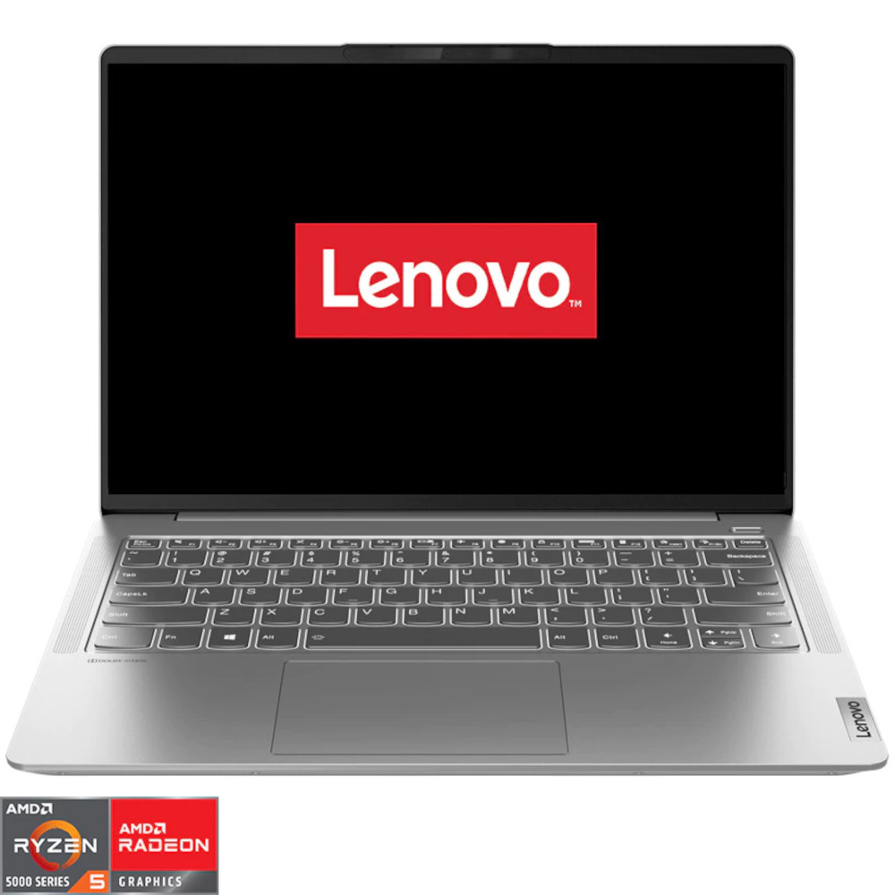 Laptop ultraportabil Lenovo IdeaPad 5 Pro 14ACN6. 14 inch, 2.8K, AMD Ryzen 5 5600U, 16GB, 1TB SSD, AMD Radeon Graphics, Free DOS, Cloud Grey