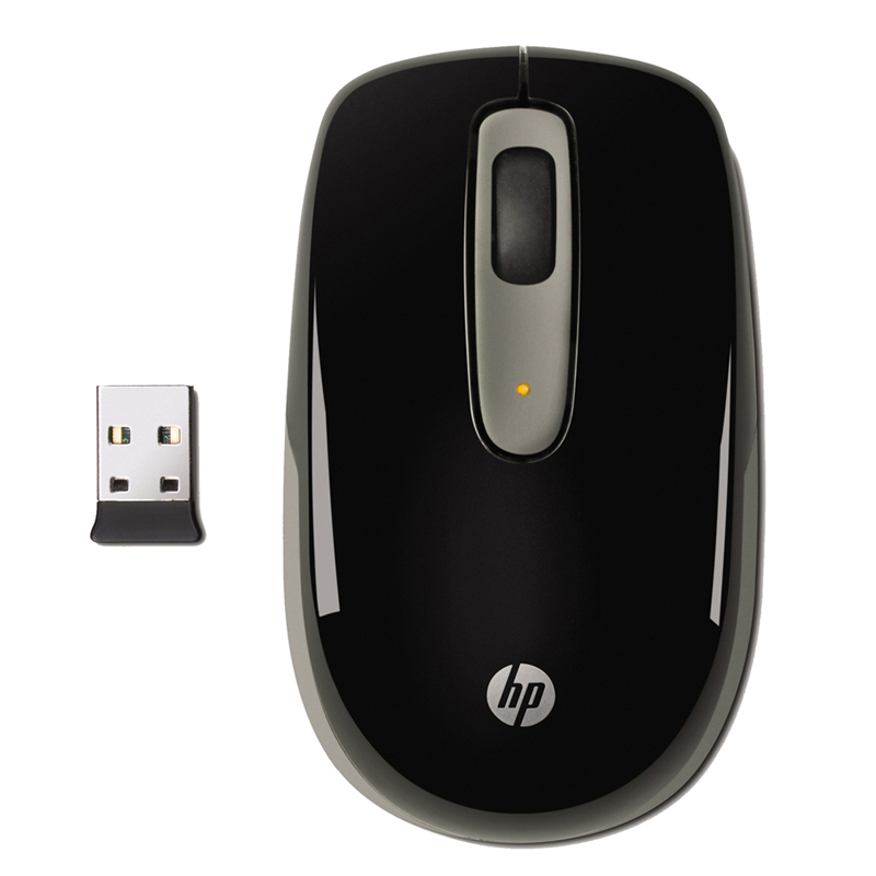 Mouse Wireless HP LB454AA Mobile, Negru