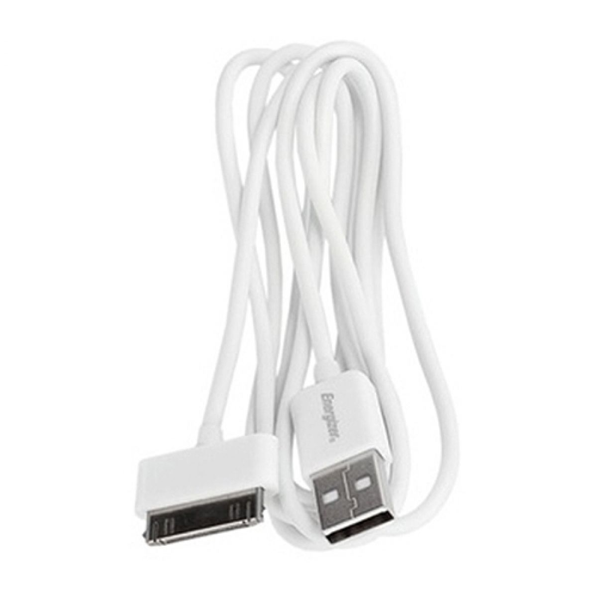  Cablu USB Energizer HIGHTECH pentru iPad, Alb 