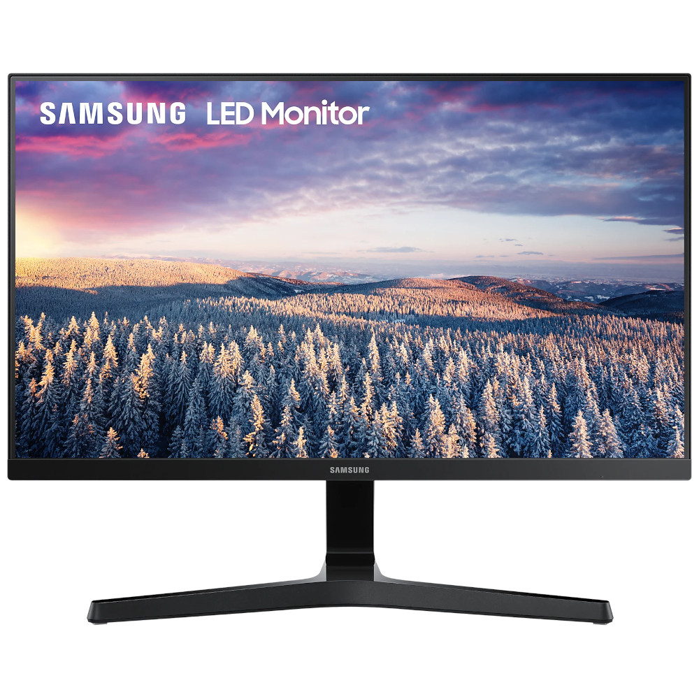  Monitor Gaming LED Samsung LS24R356FZUXEN, 23.8inch, Full HD, 75Hz, D-SUB, HDMI, Negru 