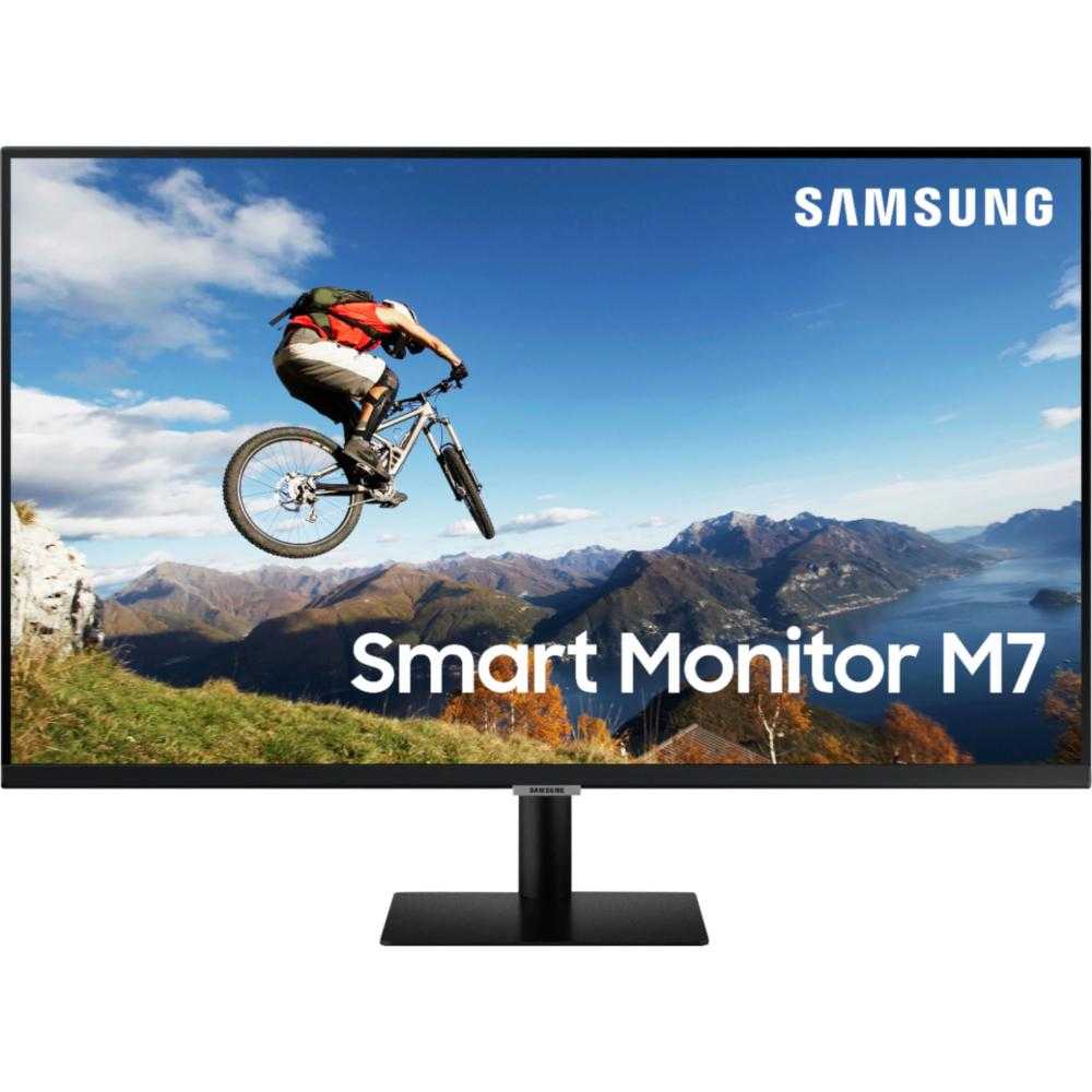  Monitor Smart LED Samsung LS32AM700UUXEN, 32", Ultra HD 4K, HDMI, Negru 