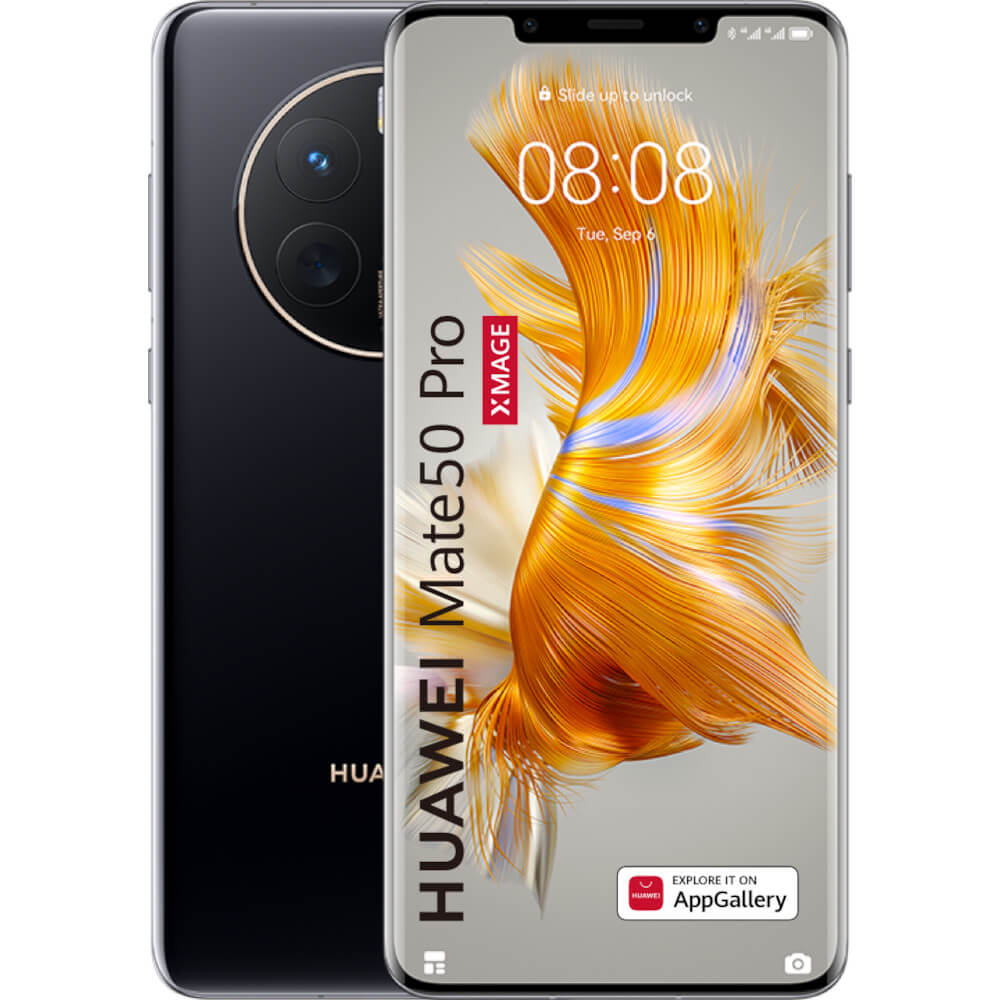 Telefon mobil Huawei Mate 50 Pro, 256GB, 8GB RAM, Negru