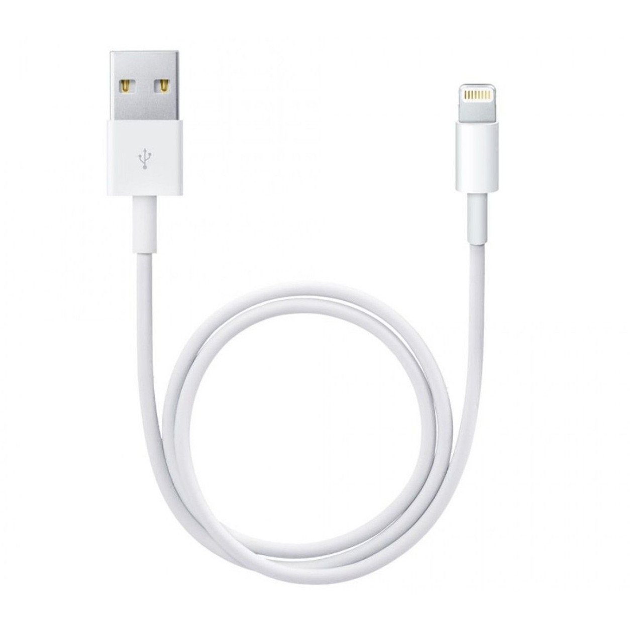 Cablu de date Apple Lightning USB, Alb