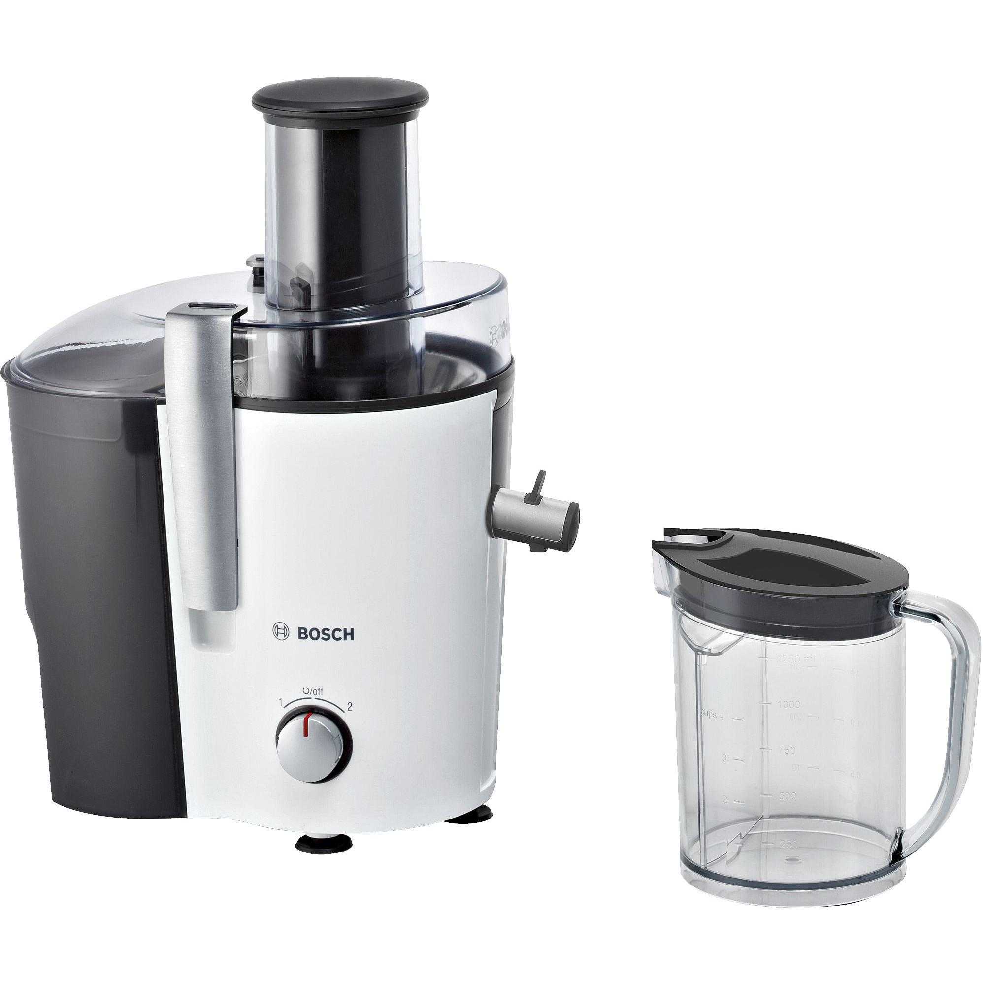  Storcator de fructe si legume Bosch MES25A0, 700 W, 1.25 l, Alb 