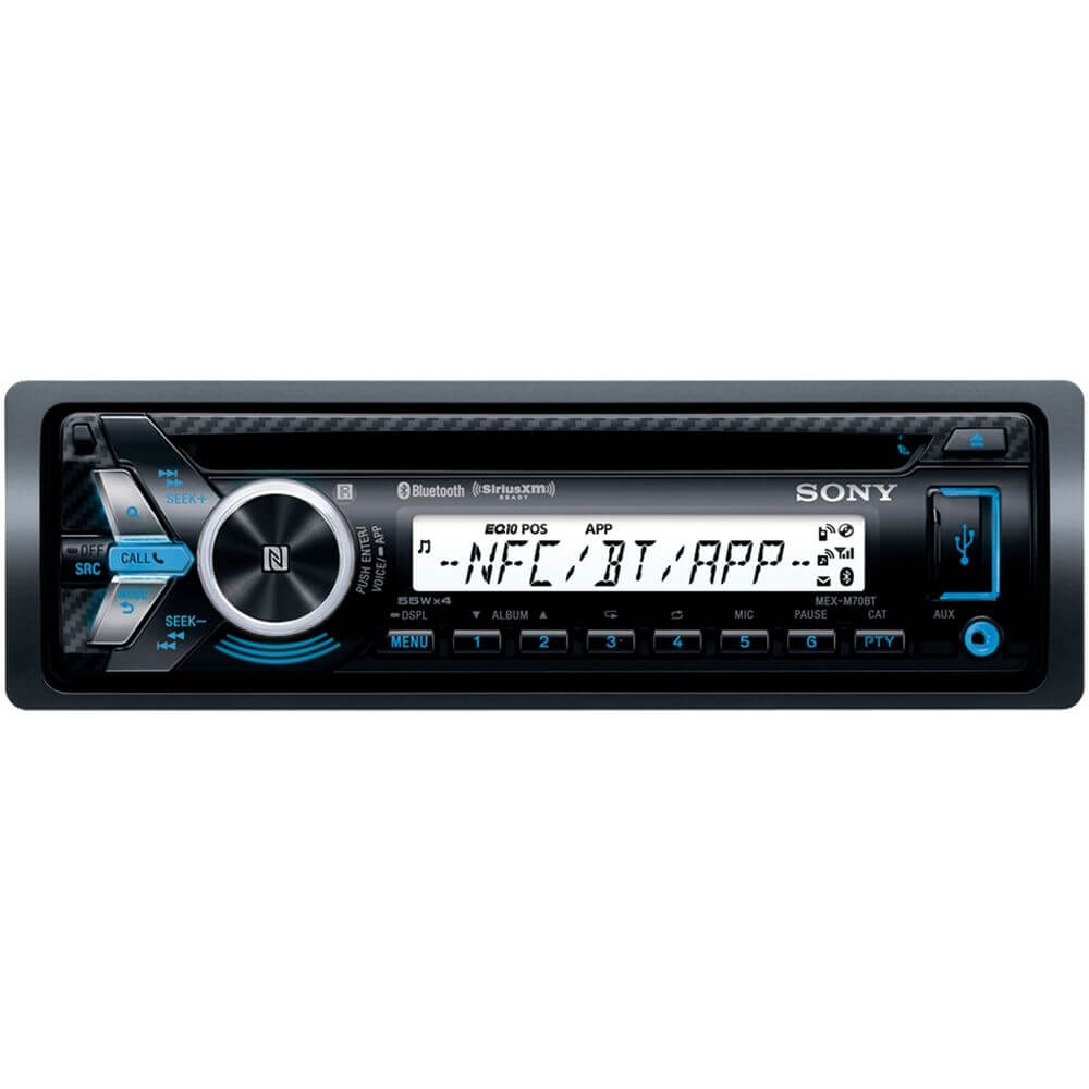 Radio CD auto Sony MEXM70BT, 4 x 55W, USB, AUX, Bluetooth
