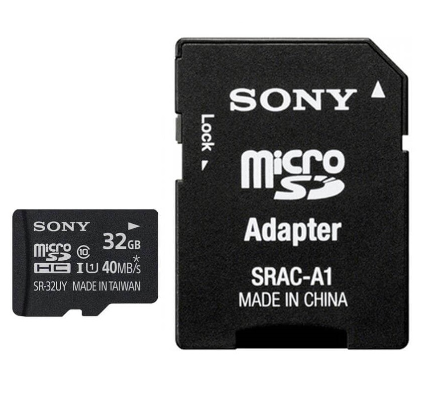 Card memorie Micro-SDHC Sony 32GB, Class 10 + Adaptor