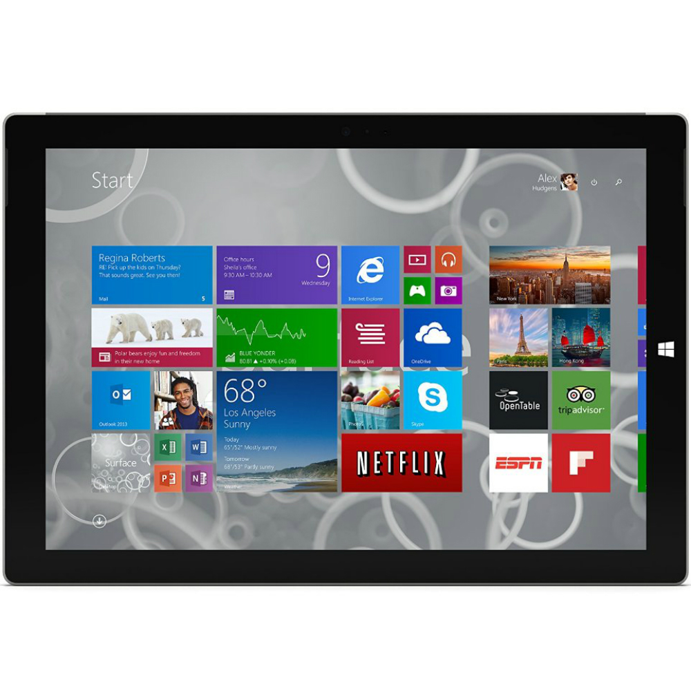  Tableta Microsoft Surface Pro 3, 12", 64GB, Argintiu 