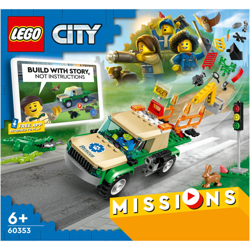  LEGO&#174; City - Misiuni de salvare a animalelor salbatice 60353, 246 piese 