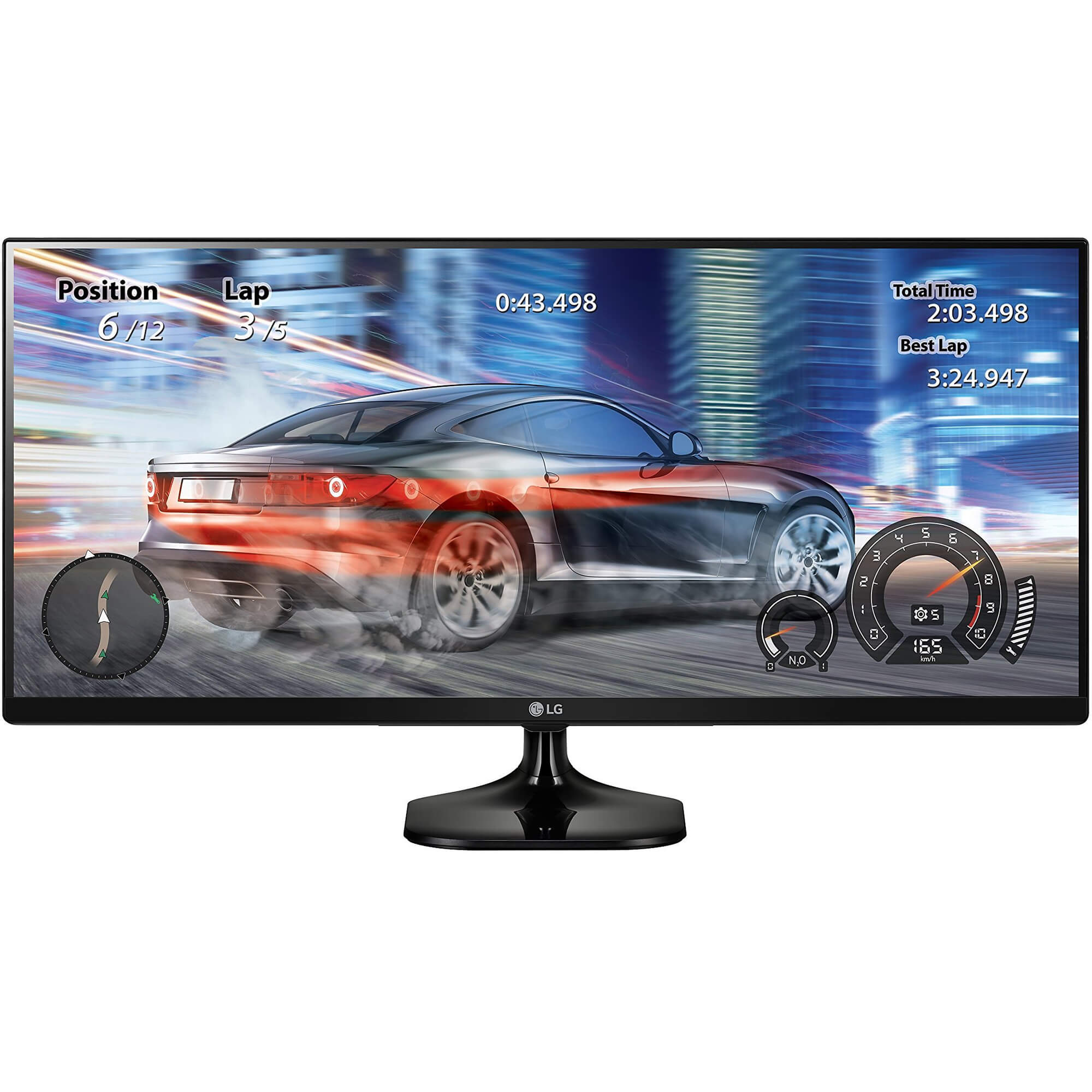 Monitor LED Gaming LG 25UM58-P.AEU 25″, UltraW-FHD (2560 x 1080), Flicker Safe, Negru Monitoare Gaming