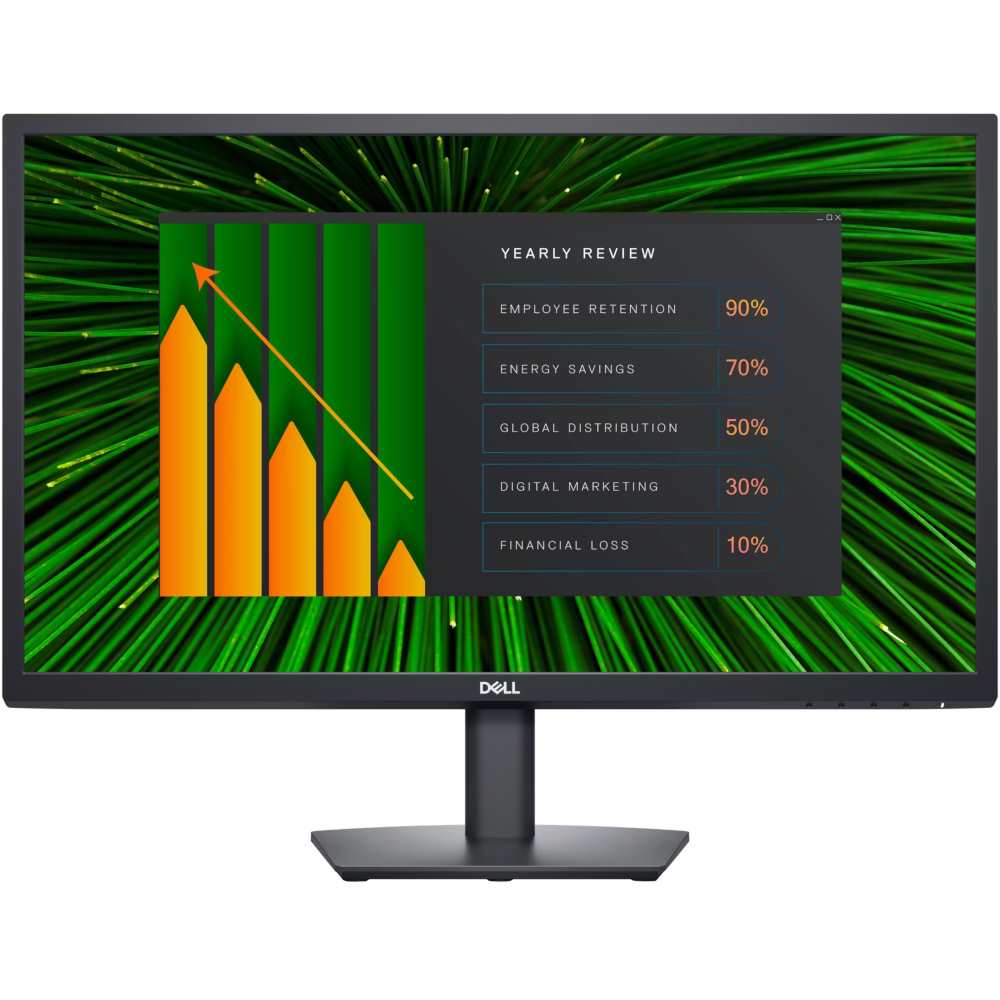  Monitor Dell E2423HN, 23.8", Full HD, VA, 60 Hz, 5 ms, HDMI, VGA, Anti-glare 
