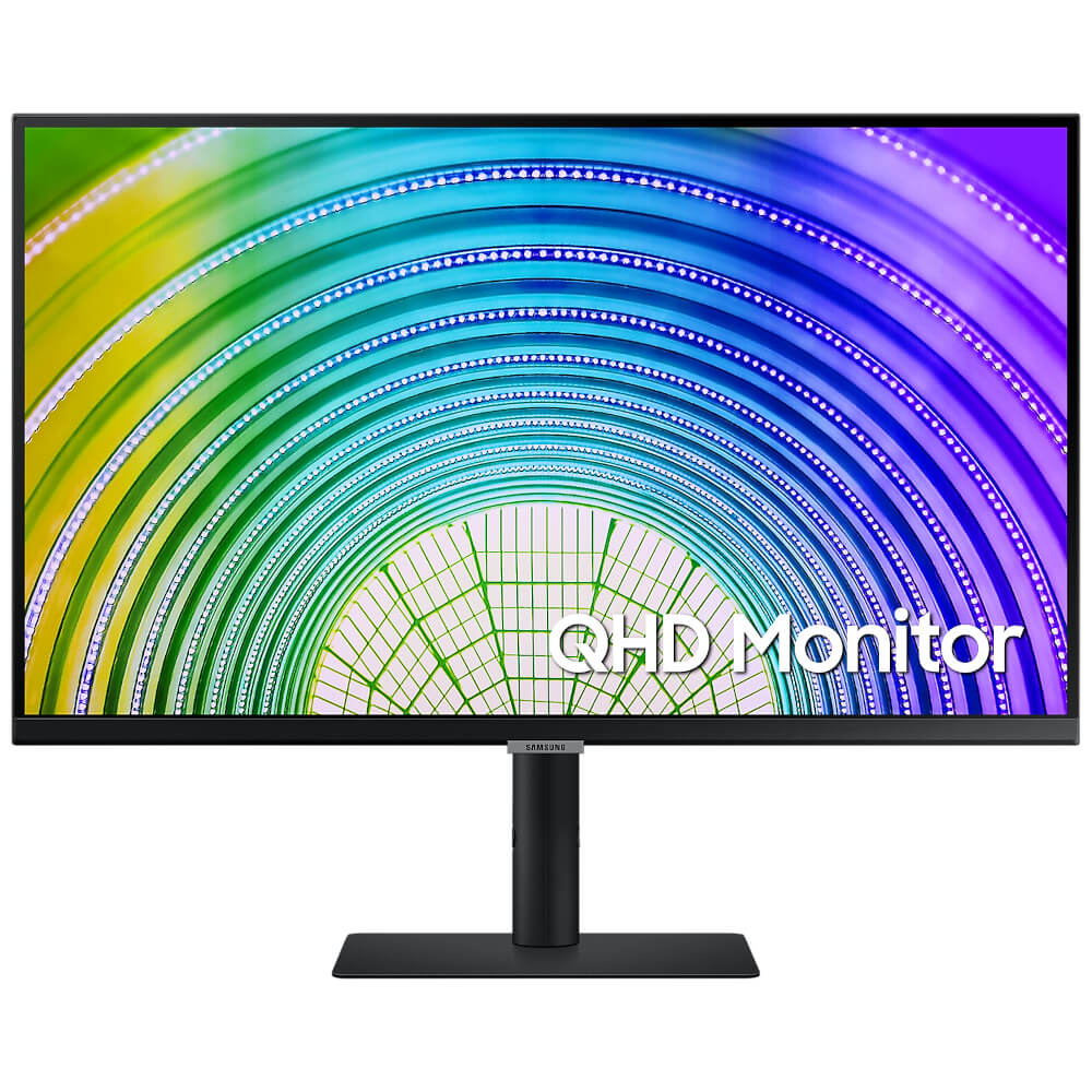  Monitor LED Samsung LS27A600UUUXEN, 27", WQHD, IPS, 75 Hz, HDR, DisplayPort, Negru 
