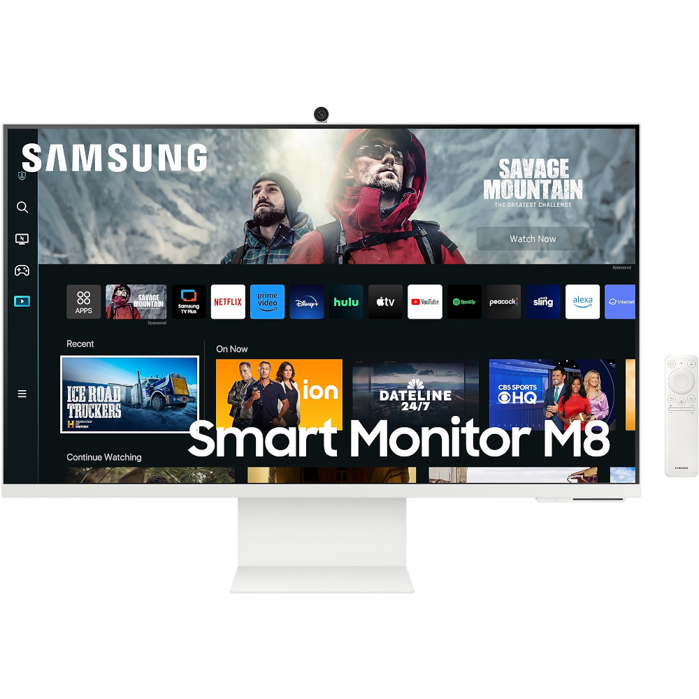 Monitor Smart Samsung 32 inch, 60 Hz, TV Experience, Wifi, 4Ms, Alb