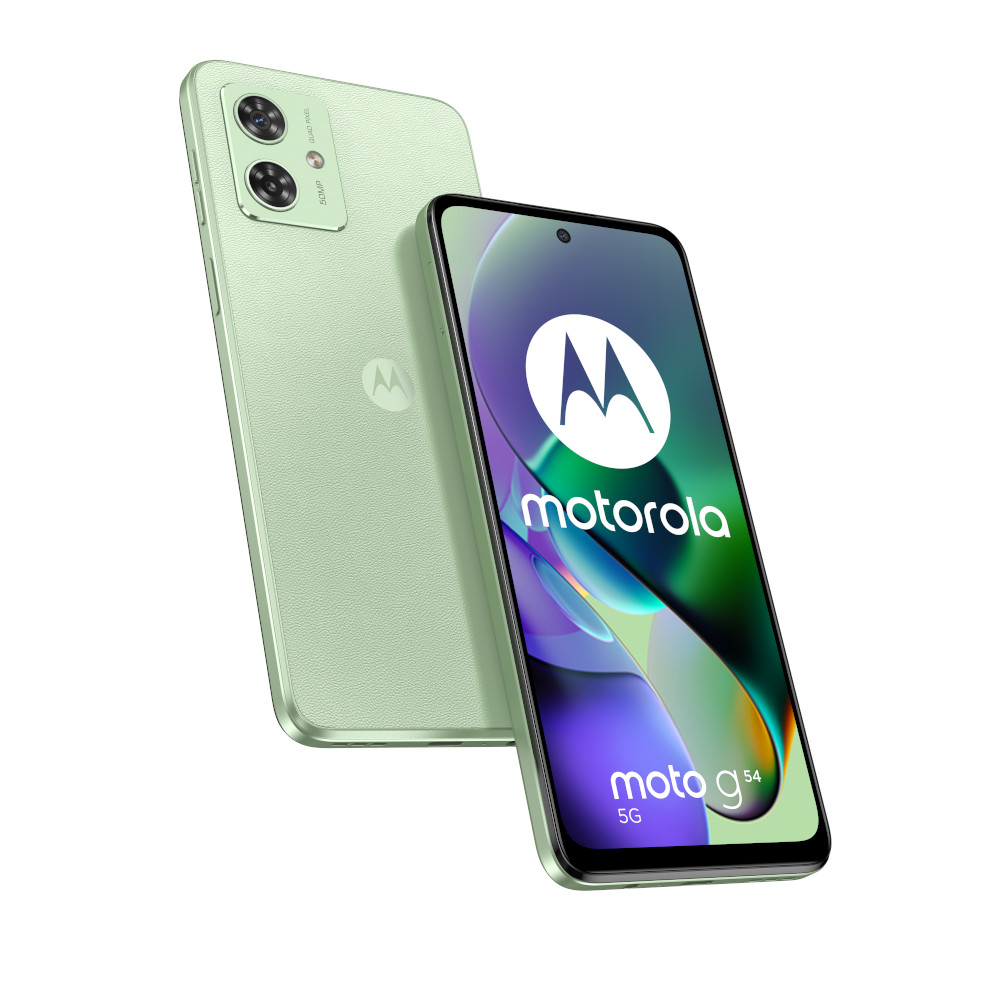 Telefon mobil Motorola Moto g54 5G, Power Edition, 256GB, 8GB RAM, Mint Green