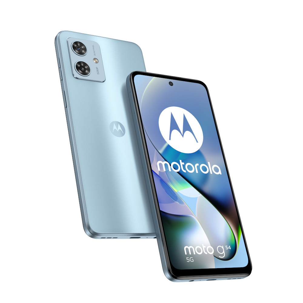 Telefon mobil Motorola Moto g54 5G, Power Edition, 256GB, 8GB RAM, Pearl Blue