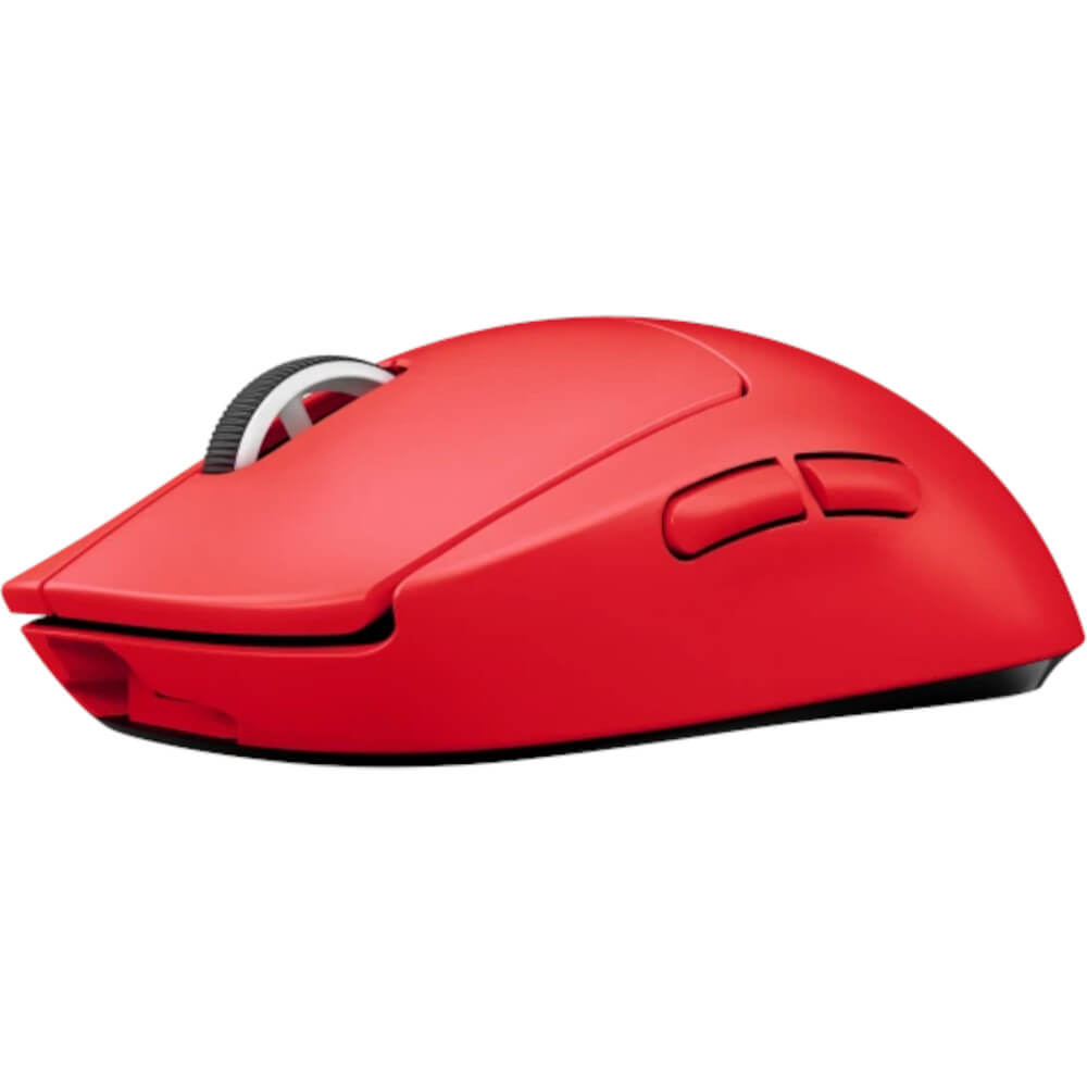 Mouse gaming wireless Logitech Pro X Superlight, 25600 dpi, Senzor LightSpeed Hero, Rosu Mouse gaming