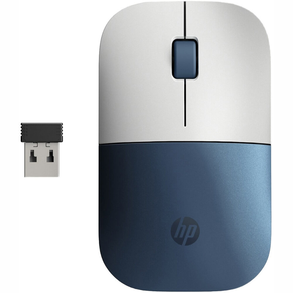 Mouse wireless HP Z3700, USB, Albastru Forest