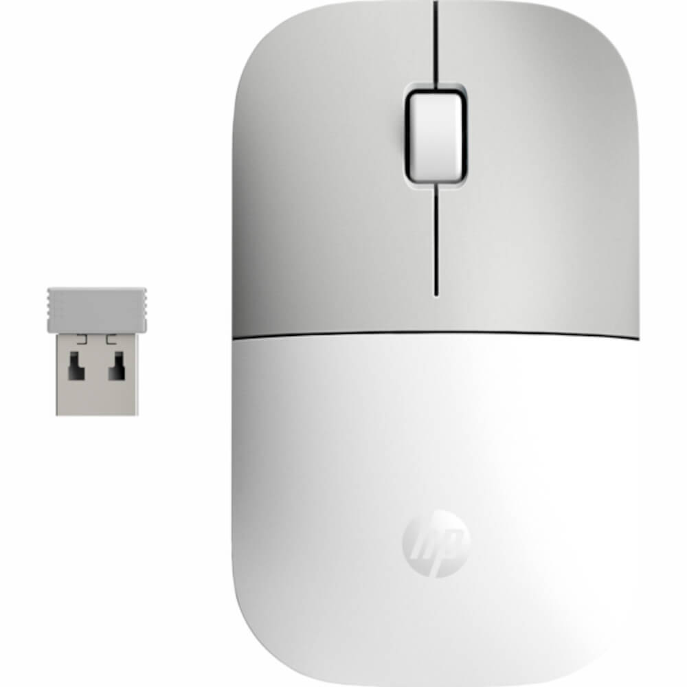 Mouse wireless HP Z3700, USB, Alb Ceramic  