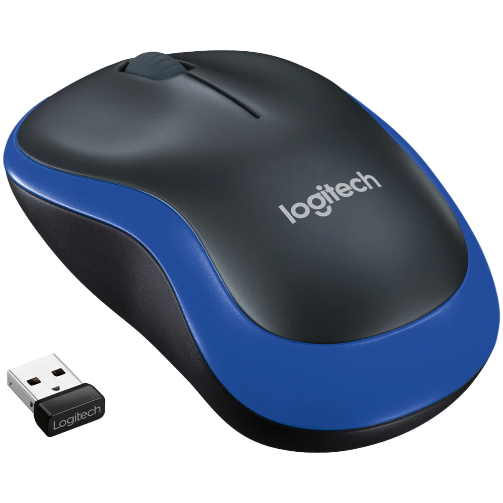  Mouse wireless Logitech M185 Albastru 
