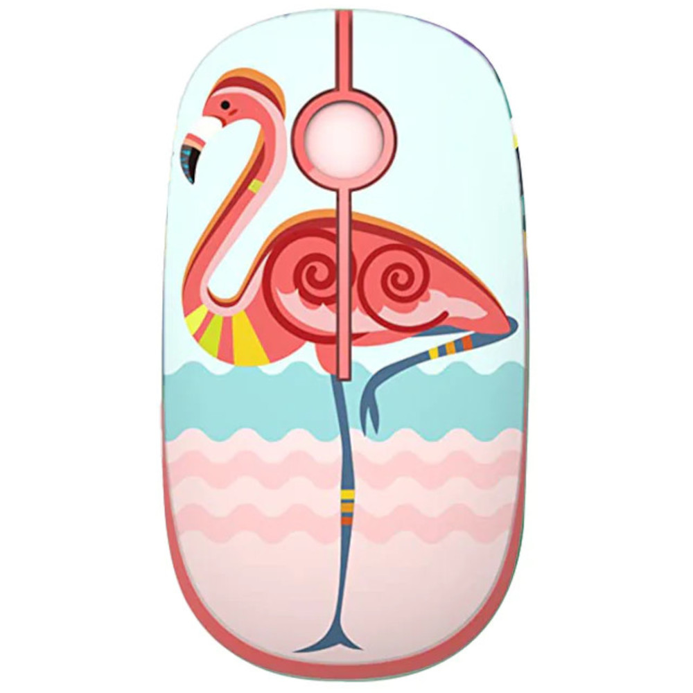 Mouse wireless Tellur Flamingo, 1600DPI, Multicolor