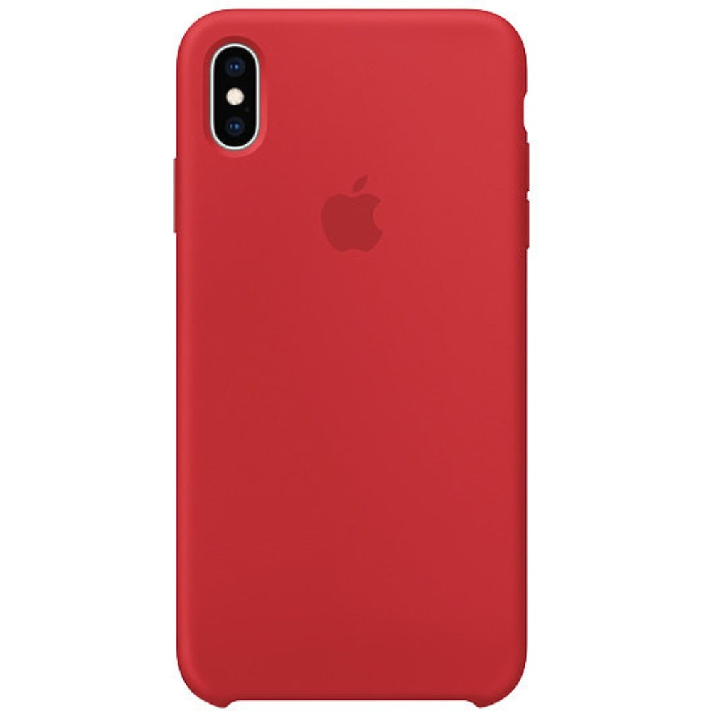 Carcasa de protectie Apple MRWH2ZM/A Silicone pentru iPhone Xs Max (Product) RED, Rosu