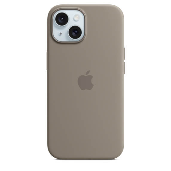 Husa De Protectie Apple Silicone Case Cu Magsafe Pentru Iphone 15, Clay