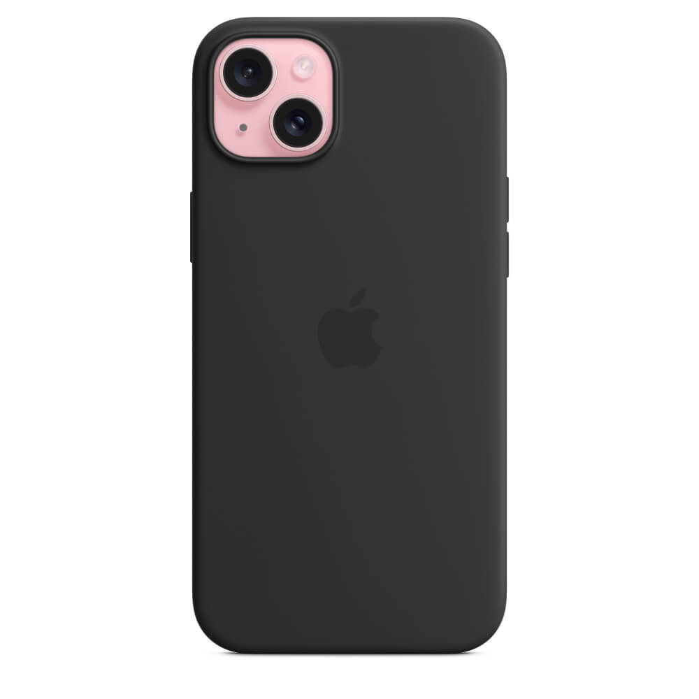 Husa De Protectie Apple Silicone Case With Magsafe Pentru Iphone 15 Plus, Negru