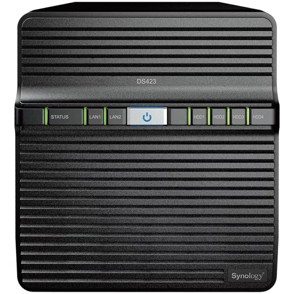 Network Attached Storage Synology DiskStation DS423, Realtek RTD1619B, 1.7 GHz, 4 Bay, 2GB DDR4, Negru