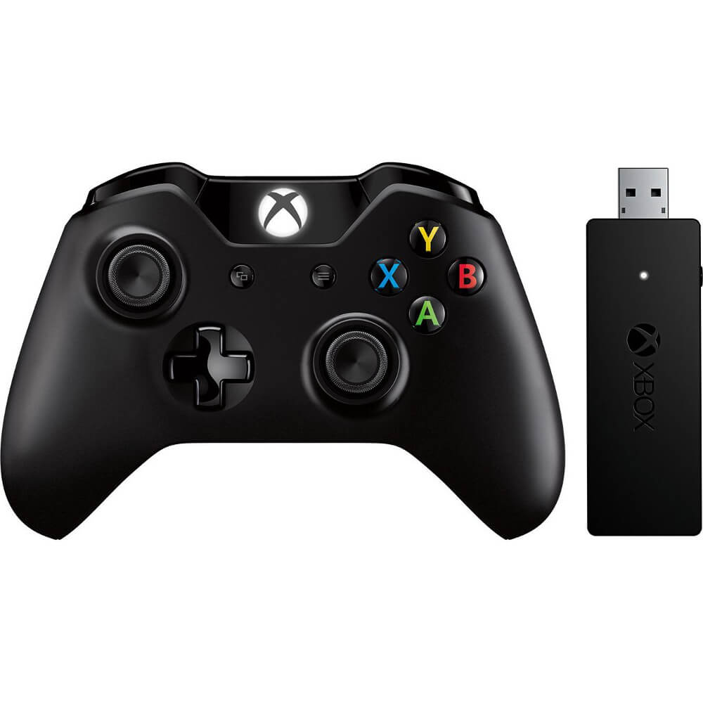 Controller Microsoft Xbox One Wireless + Adaptor PC Wireless