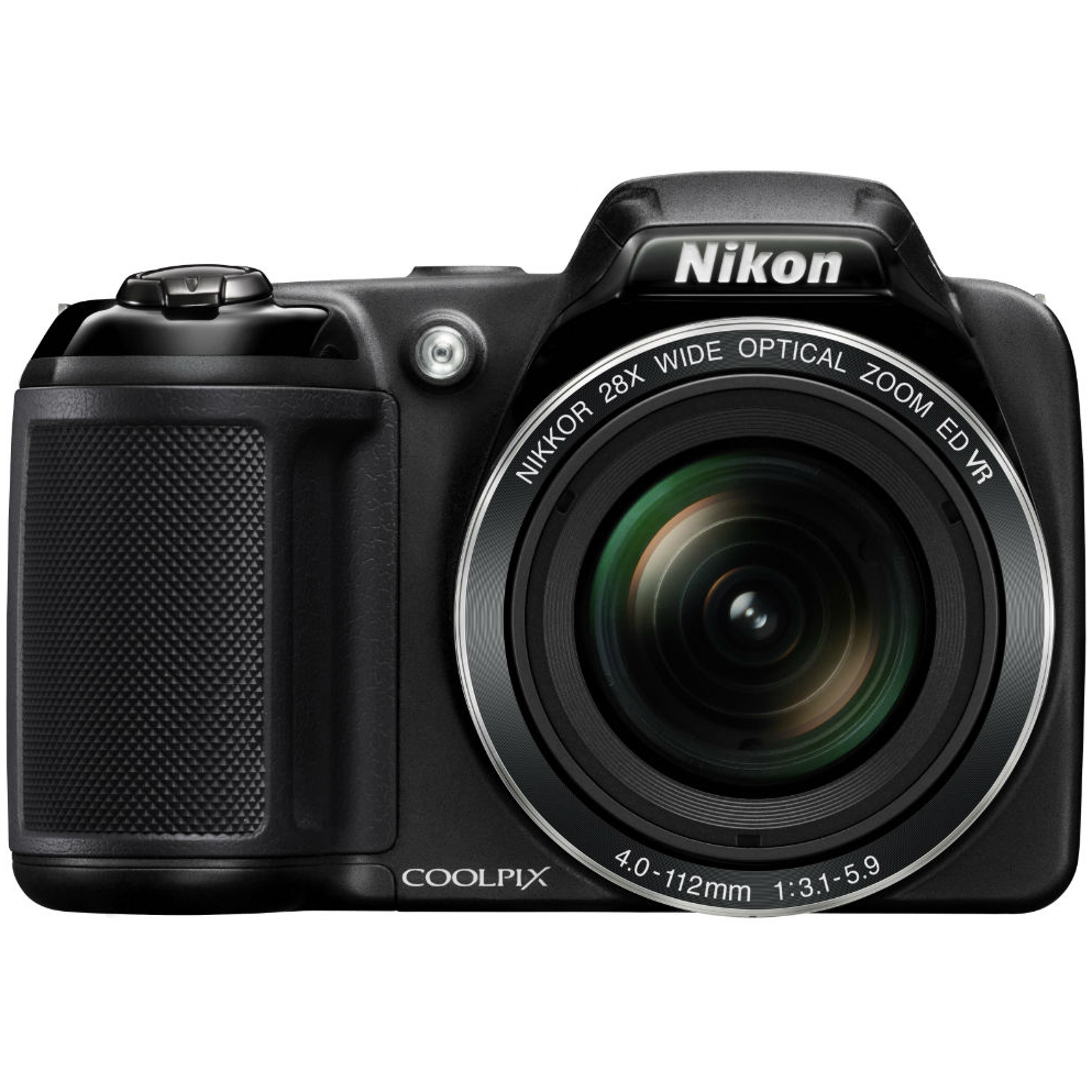  Aparat foto digital ultrazoom Nikon L340, 20.2MP, Negru 