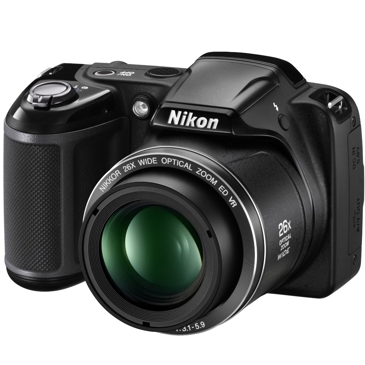  Aparat foto digital Nikon Coolpix L330 VNA690E1, 20 MP, Negru 