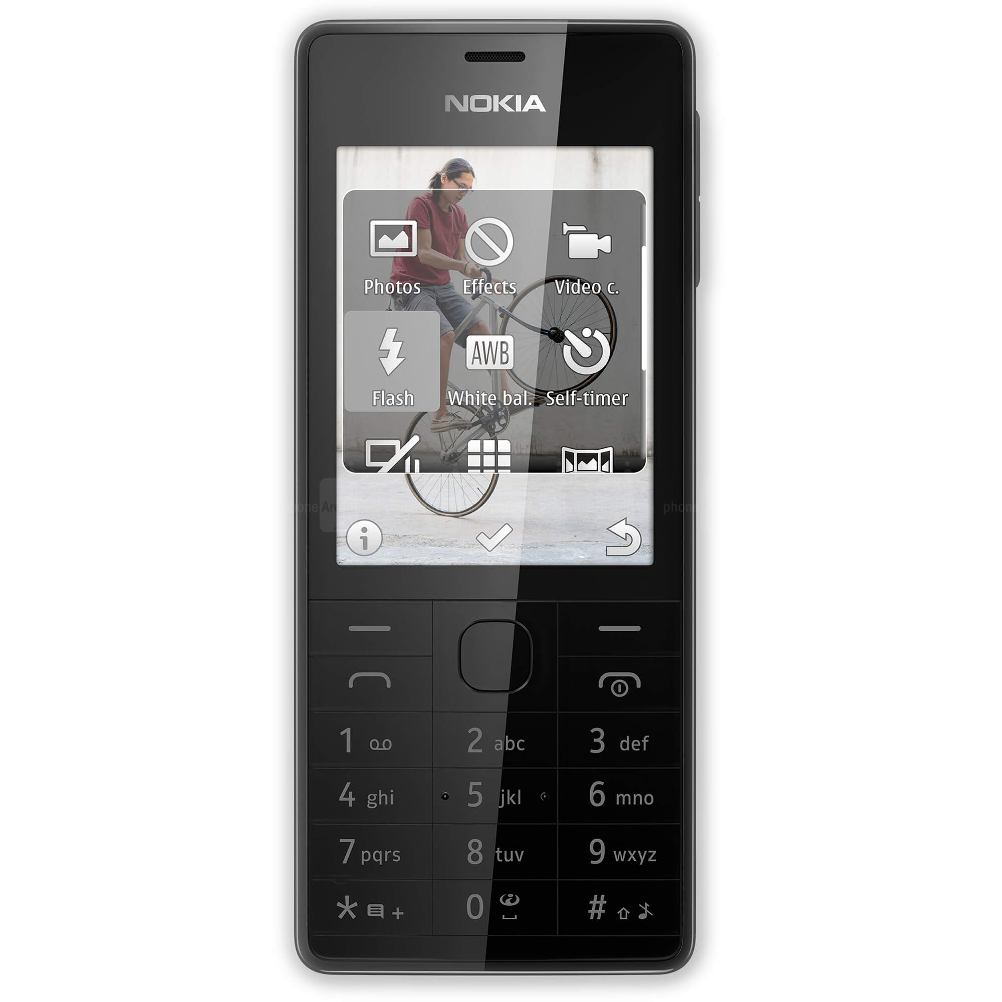  Telefon mobil Nokia 515, Dual SIM, Negru 