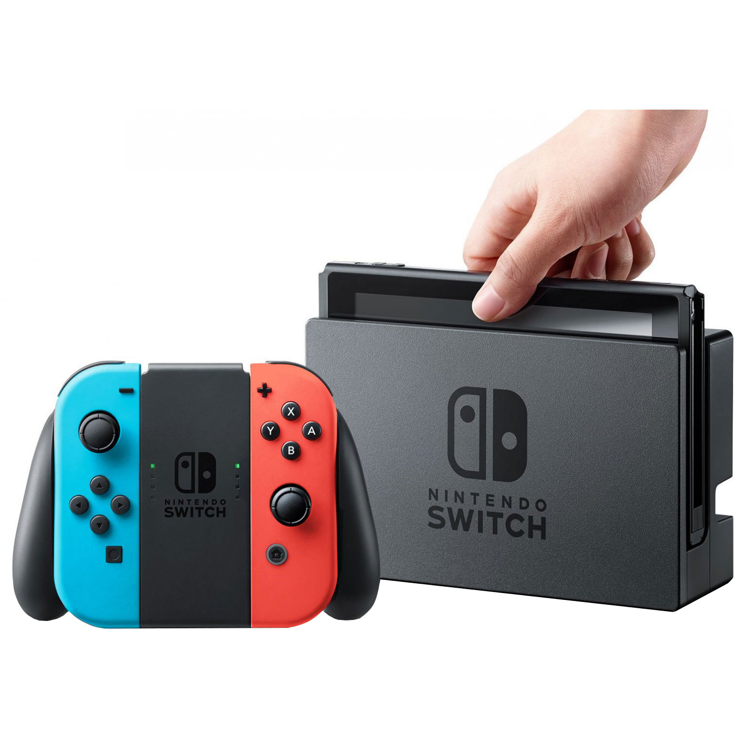  Consola Nintendo Switch, Rosu/Albastru 