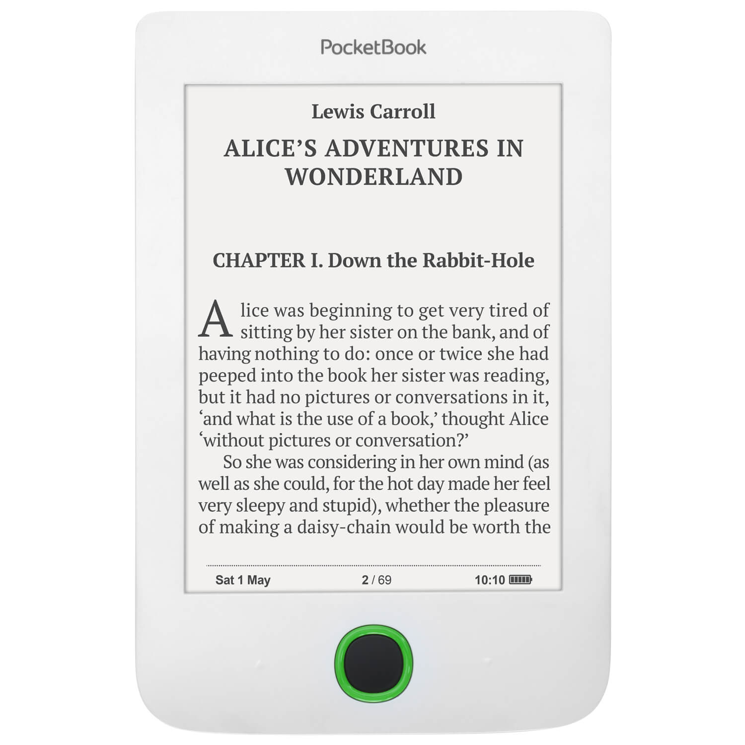  E-Book Reader Pocketbook Basic 2 PB 614, 6 inch, 4GB, Alb 