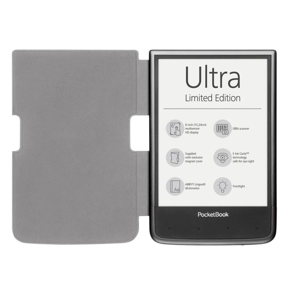  E-Book Reader Pocketbook Ultra PB 650, 6 inch, 4GB, Wi-Fi, Gri 