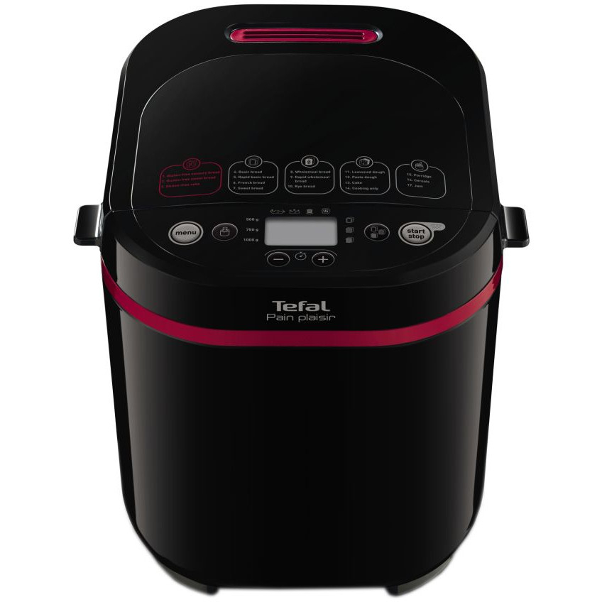 Masina De Paine Tefal Pf220838, 700 W, 1000 G, 17 Programe, Negru