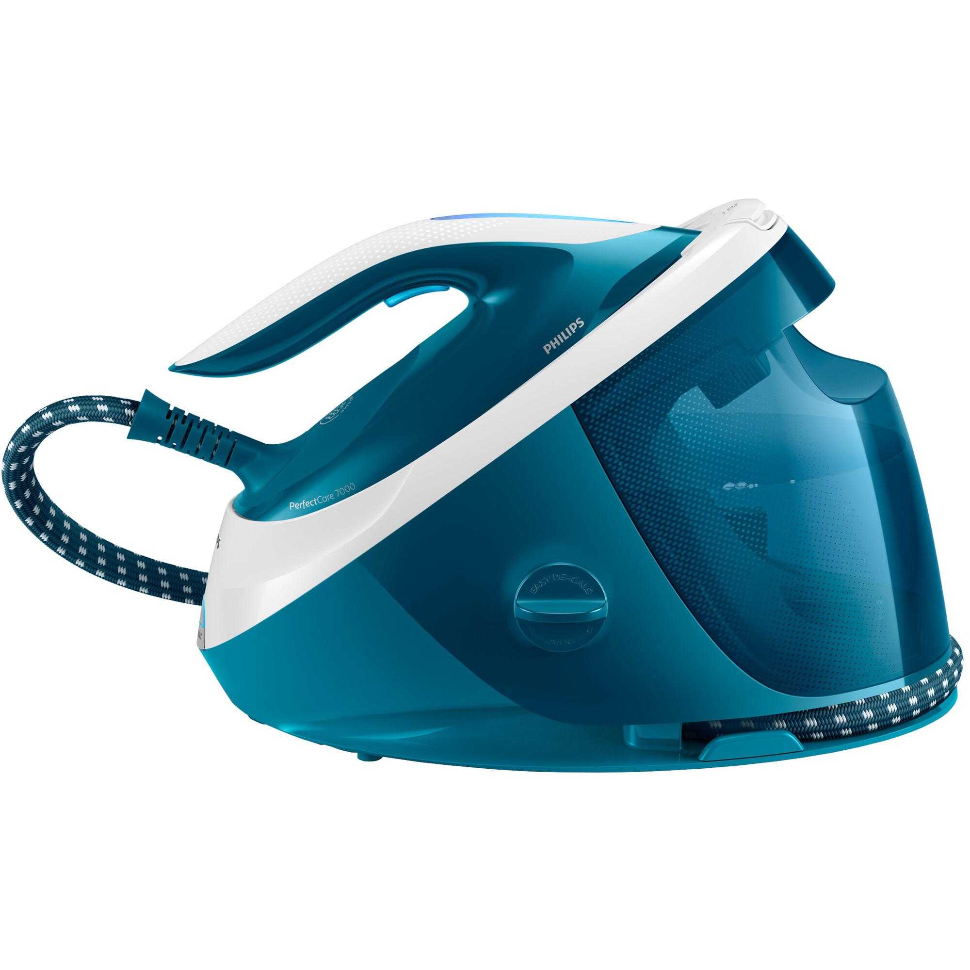  Statie de calcat Philips PerfectCare PSG7024/20, 2100 W, 7.5 bar, Talpa SteamGlide Advanced 