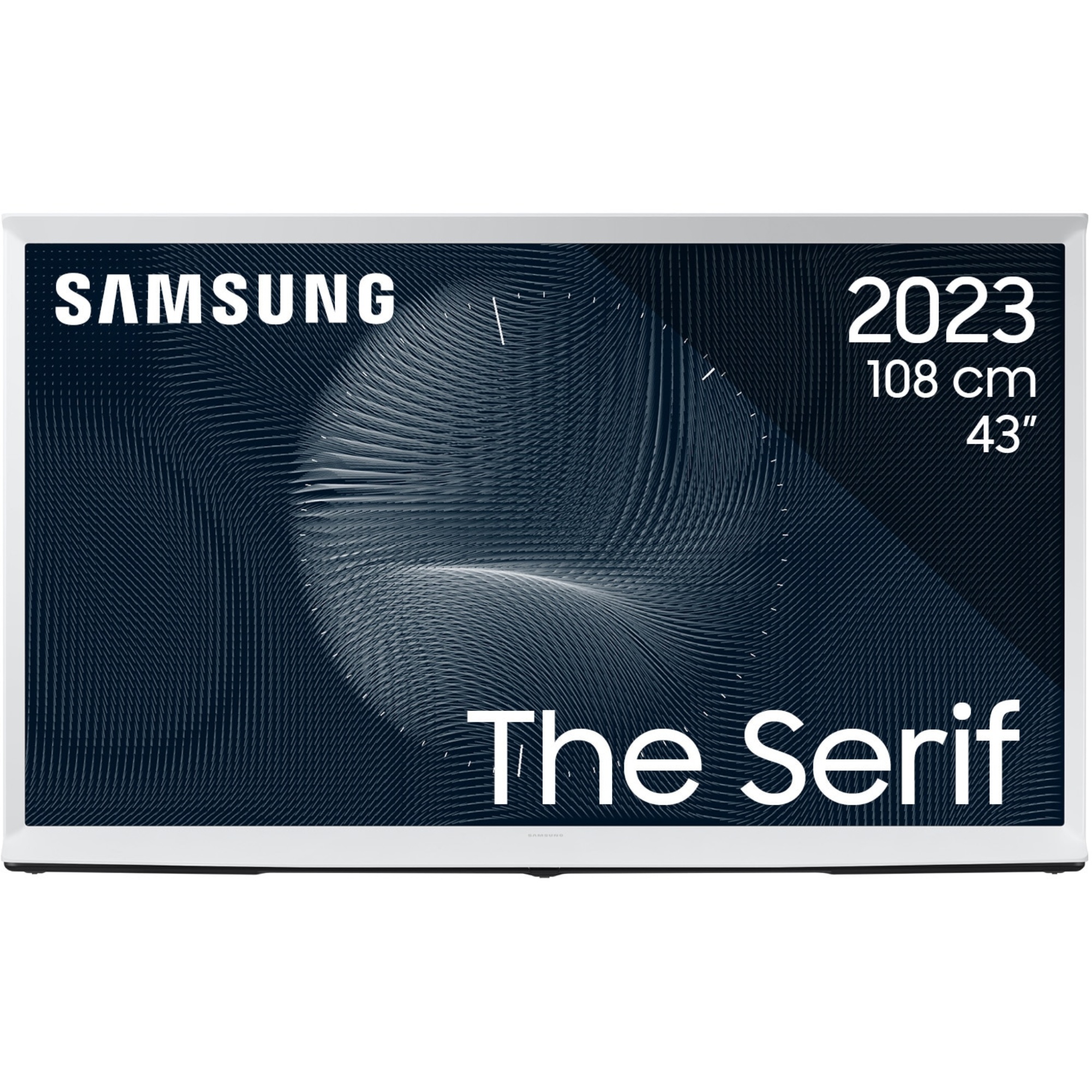 Televizor Lifestyle Samsung The Serif QLED 43LS01BG, 108 cm, Smart, 4K Ultra HD, Clasa G (Model 2023)