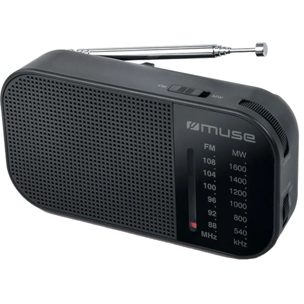 Radio portabil Muse M-025 R, FM/MW, Difuzor, Negru