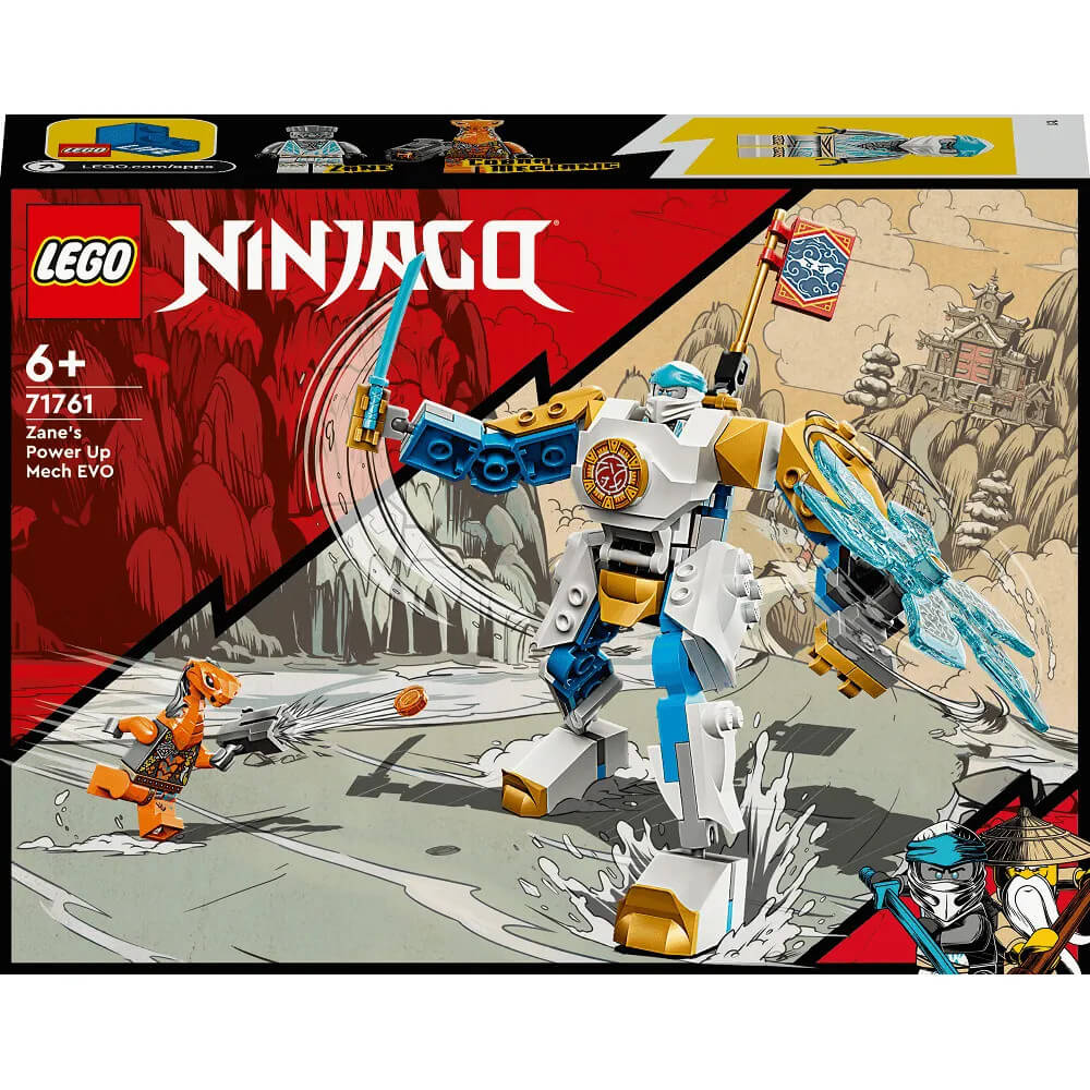  LEGO&#174; NINJAGO - Robotul EVO Power Up al lui Zane 71761, 95 piese 
