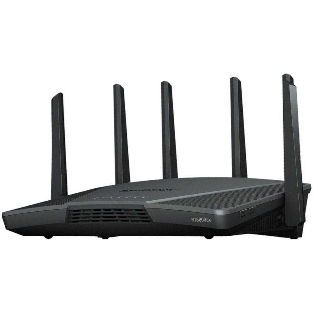 Router wireless Synology RT6600AX, Tri Band, Wi-Fi 6, 6 Antene