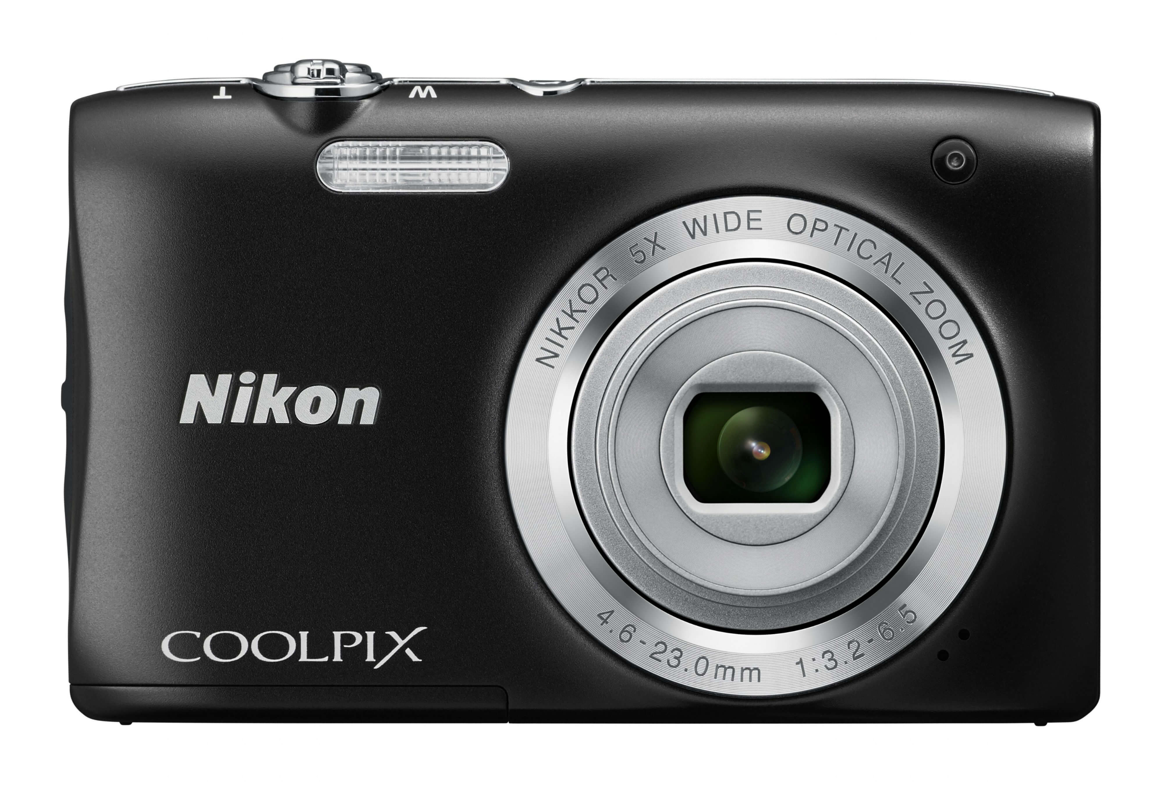  Aparat foto compact Nikon Coolpix S2900, Negru + Card 4GB + Husa 